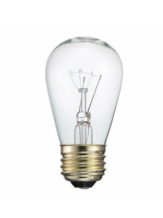 11W Incandescent Light Glass Bulbs