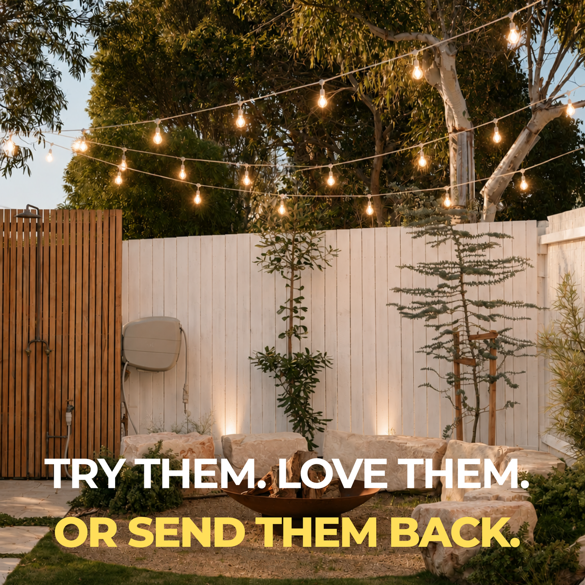 White Festoon Lights