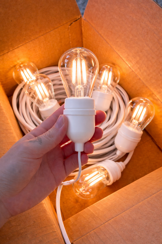 White Festoon Lights