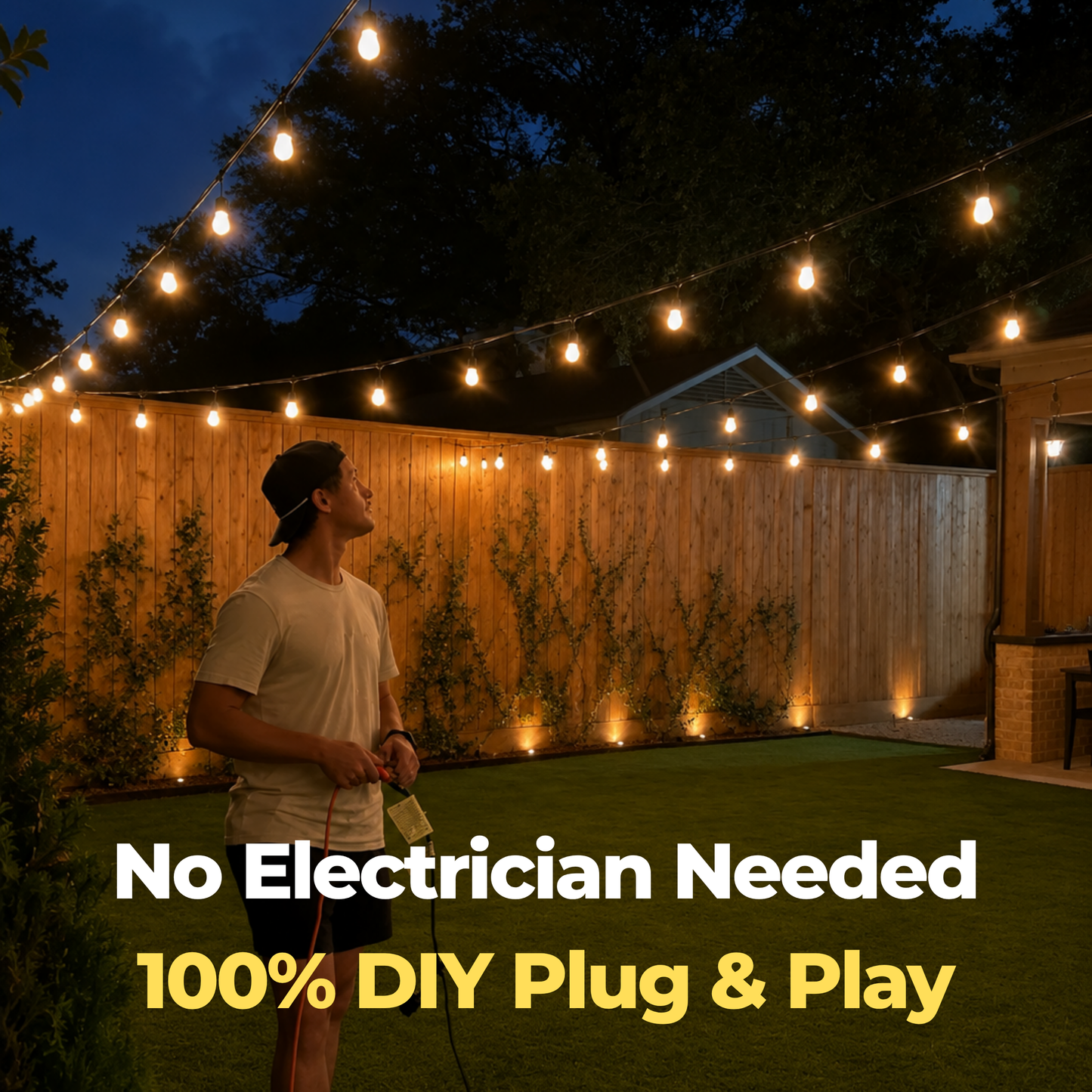 Black Festoon Lights