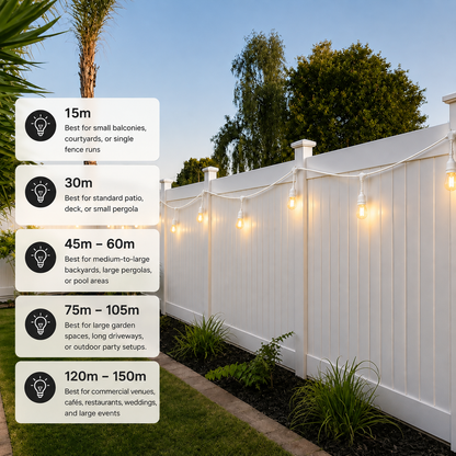 White Festoon Lights